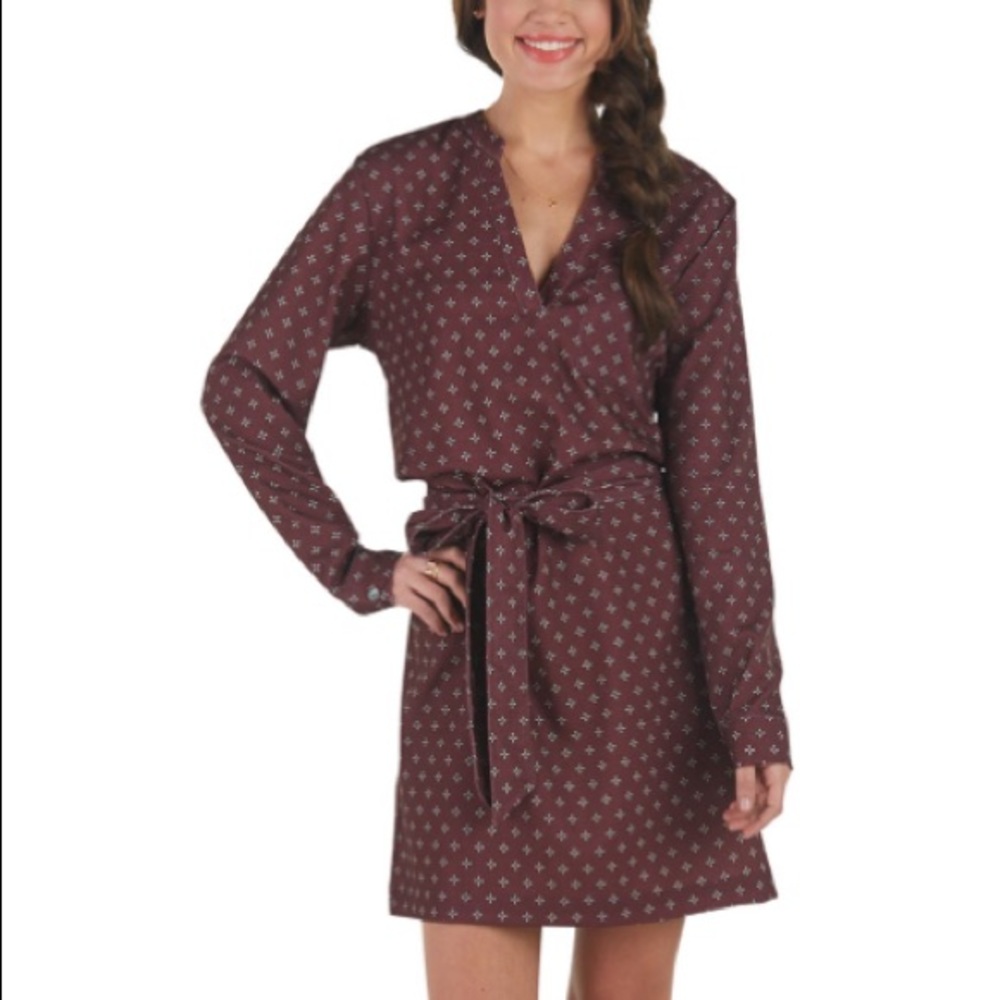 Burgundy Diamond Gia Dress
